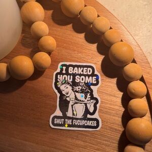 Funny Sticker with Retro Design